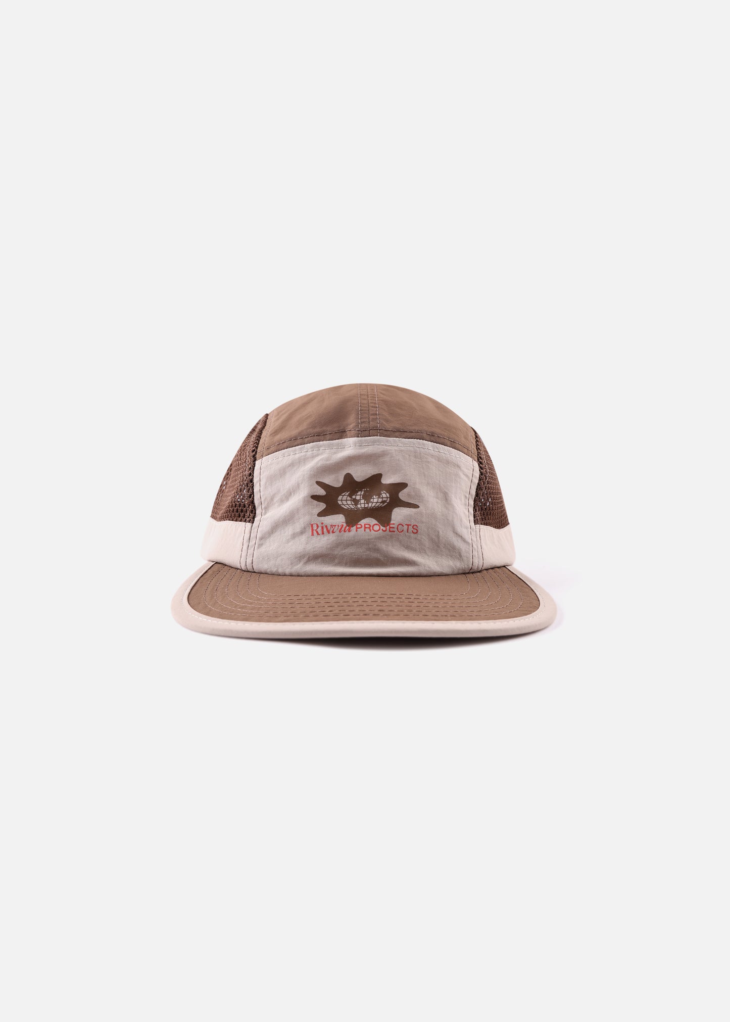 WORLD SPLAT RUNNING CAP : BROWN BONE