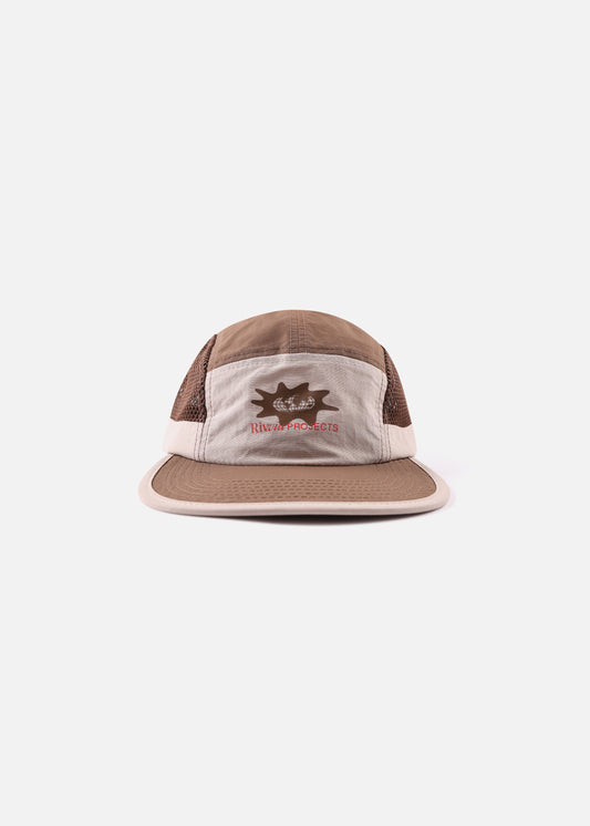 WORLD SPLAT RUNNING CAP : BROWN BONE