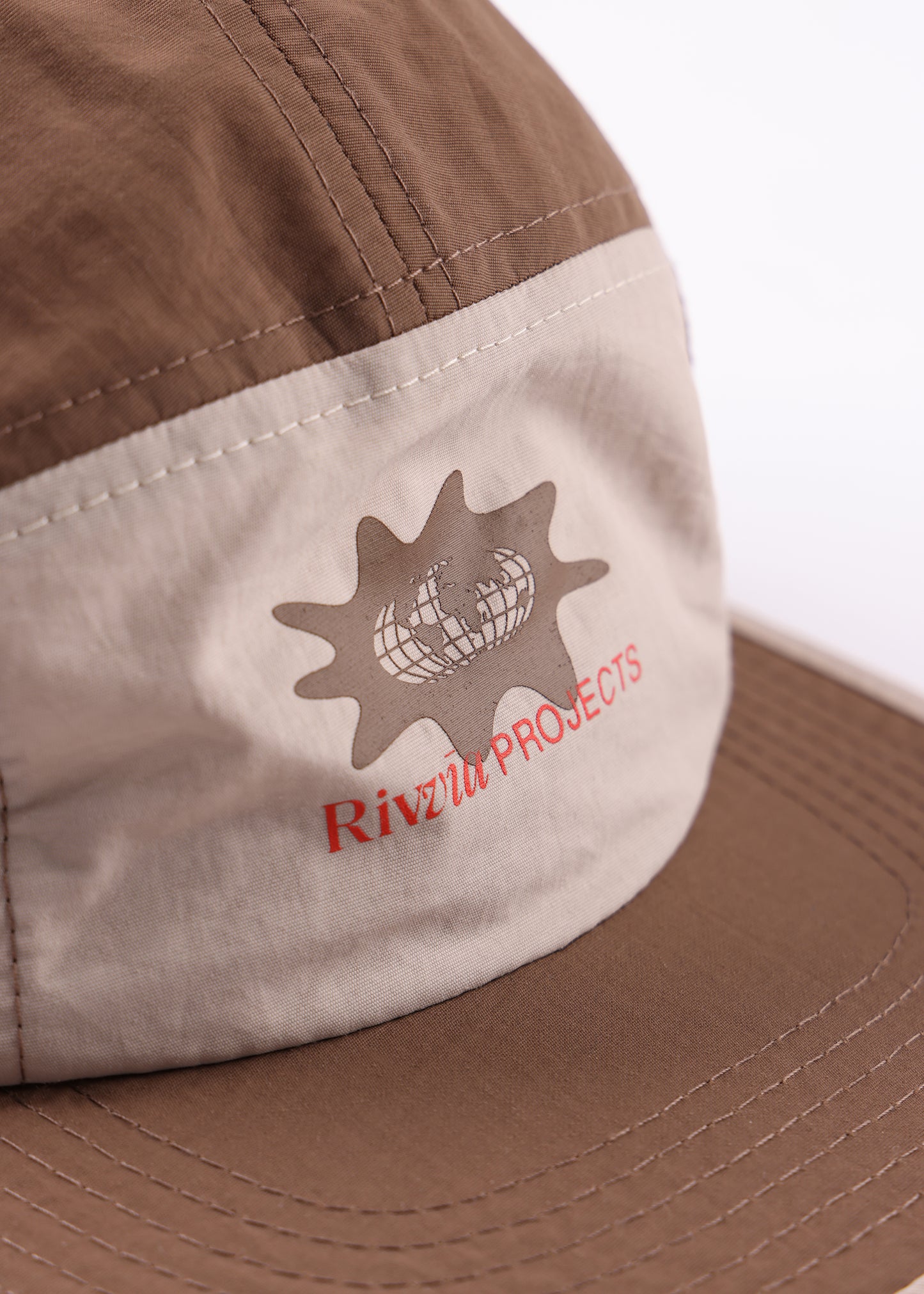 WORLD SPLAT RUNNING CAP : BROWN BONE