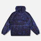 DECORATIVE SPRAY JACKET : BLUE BLACK