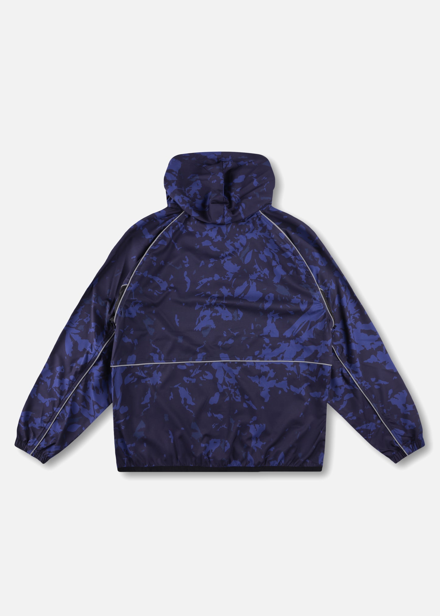DECORATIVE SPRAY JACKET : BLUE BLACK