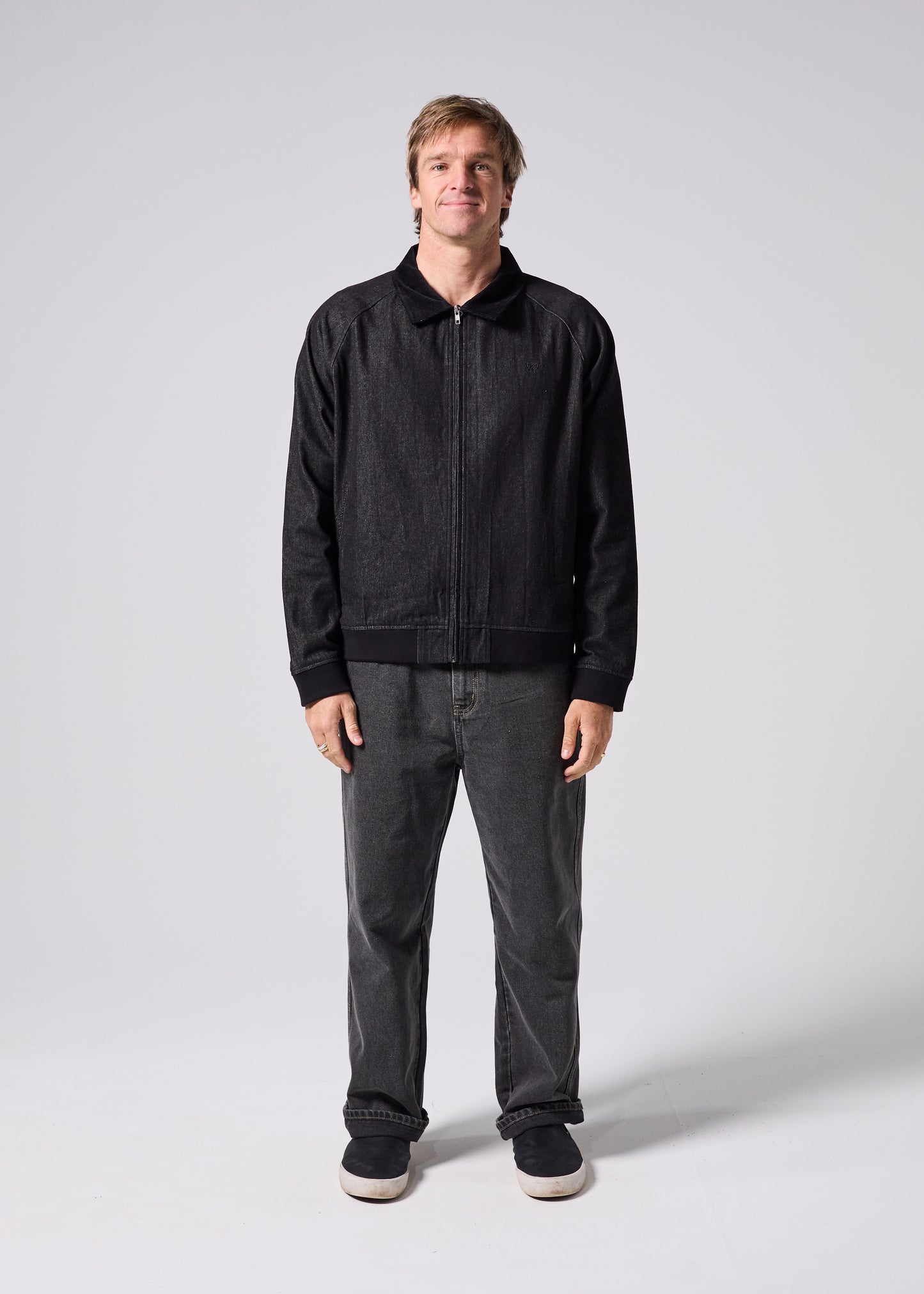 CLUB DENIM JACKET : BLACK