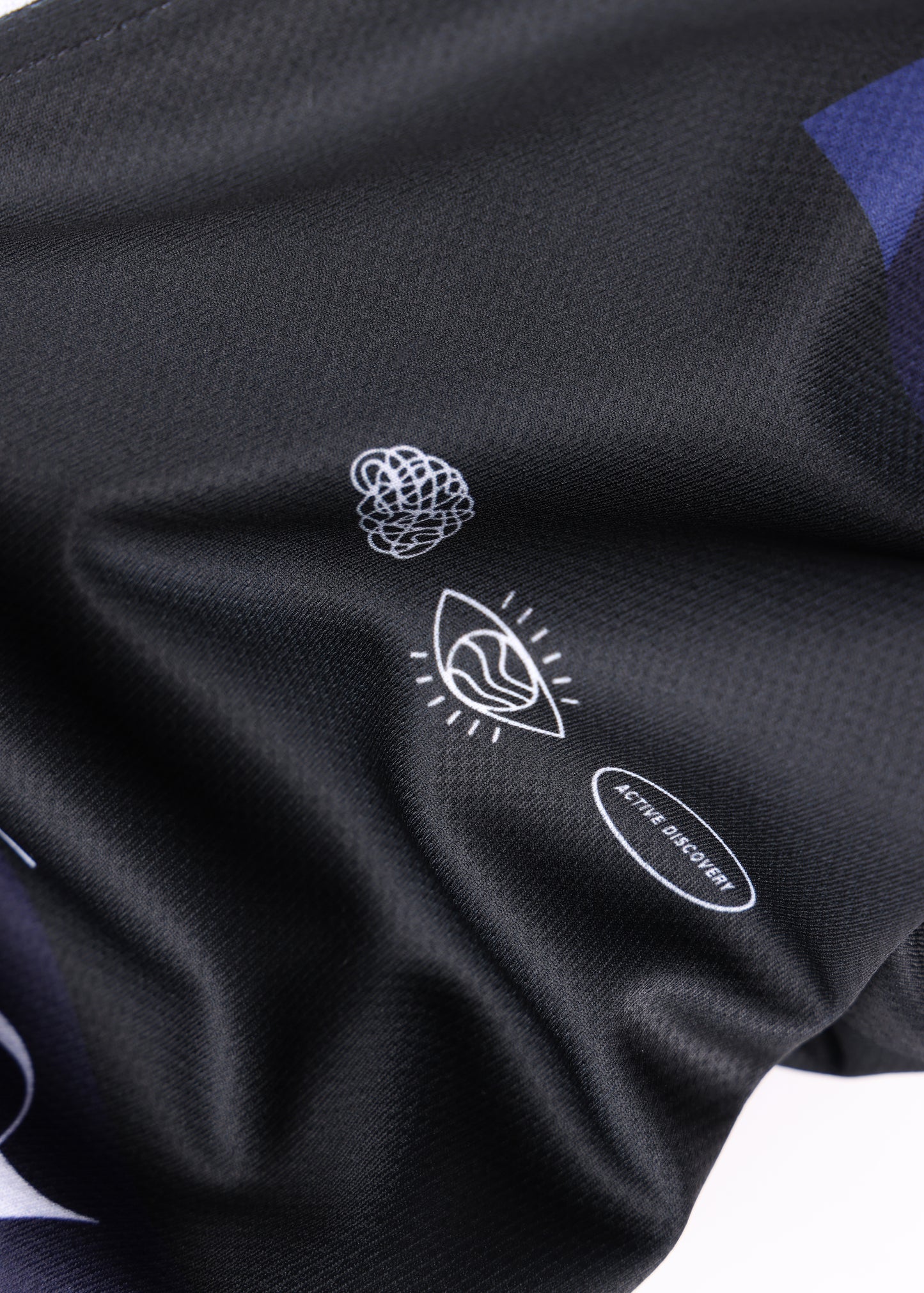 TEAM VV LS POLO : BLUE BLACK