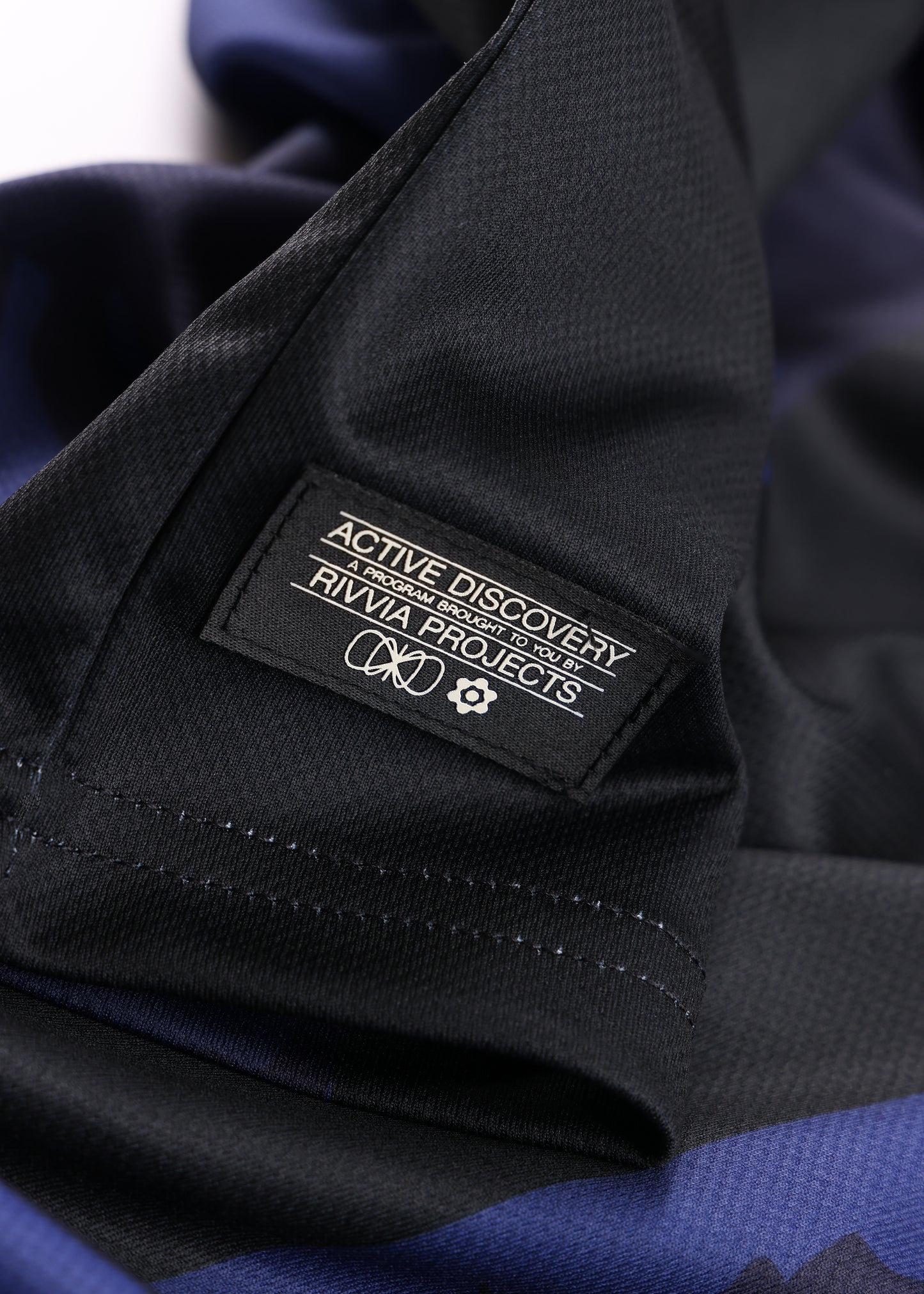 TEAM VV LS POLO : BLUE BLACK