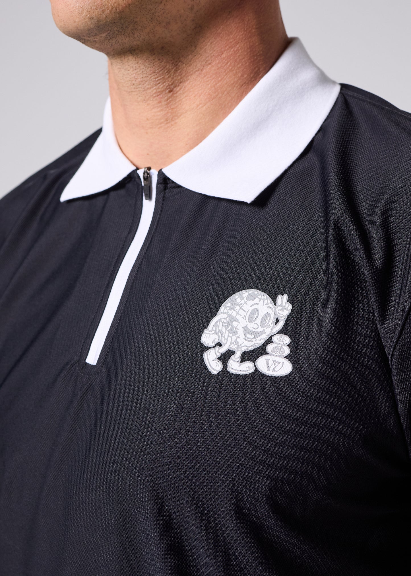 HAPPY GLOBE POLO : BLACK