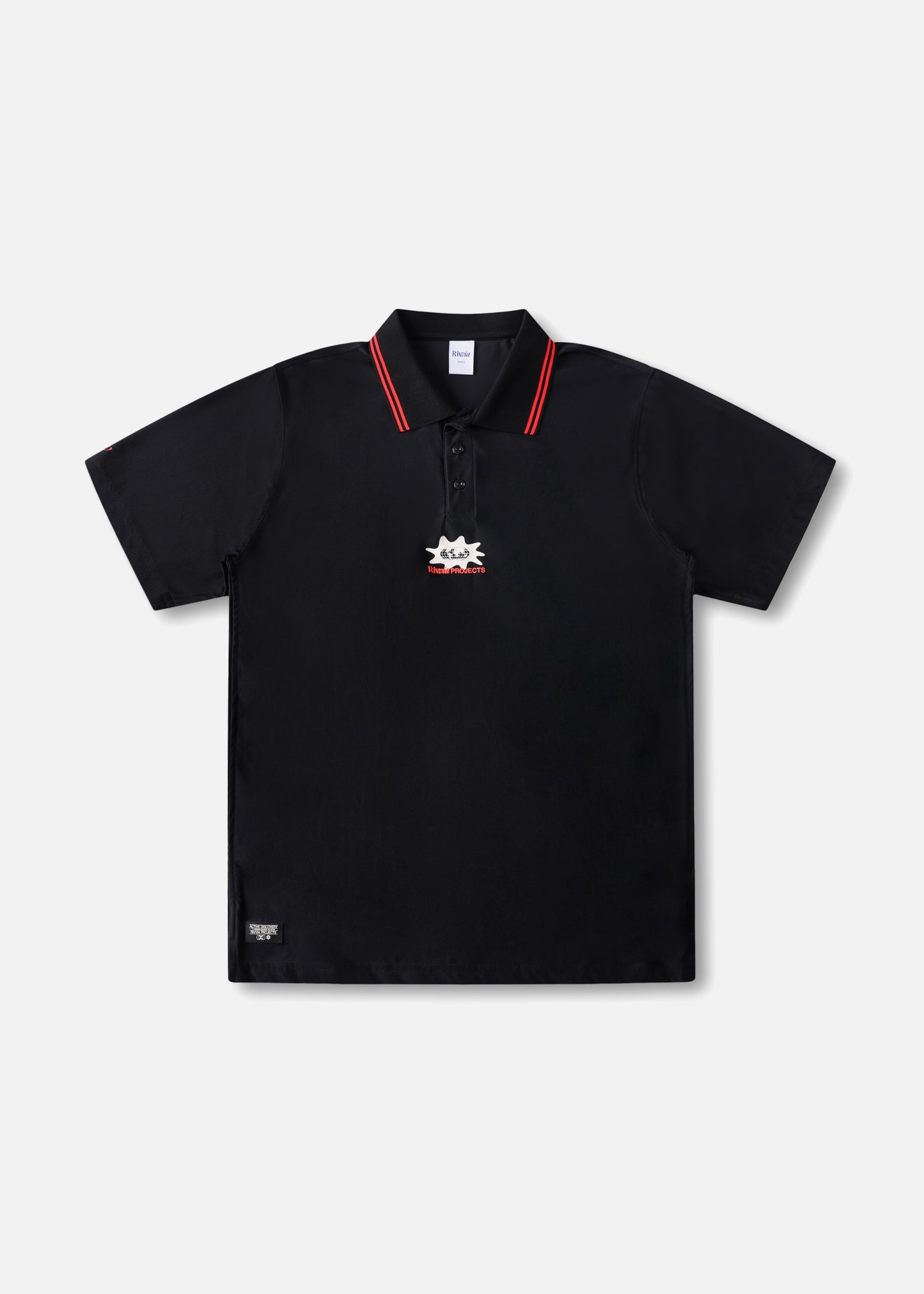 WORLD SPLAT POLO : BLACK