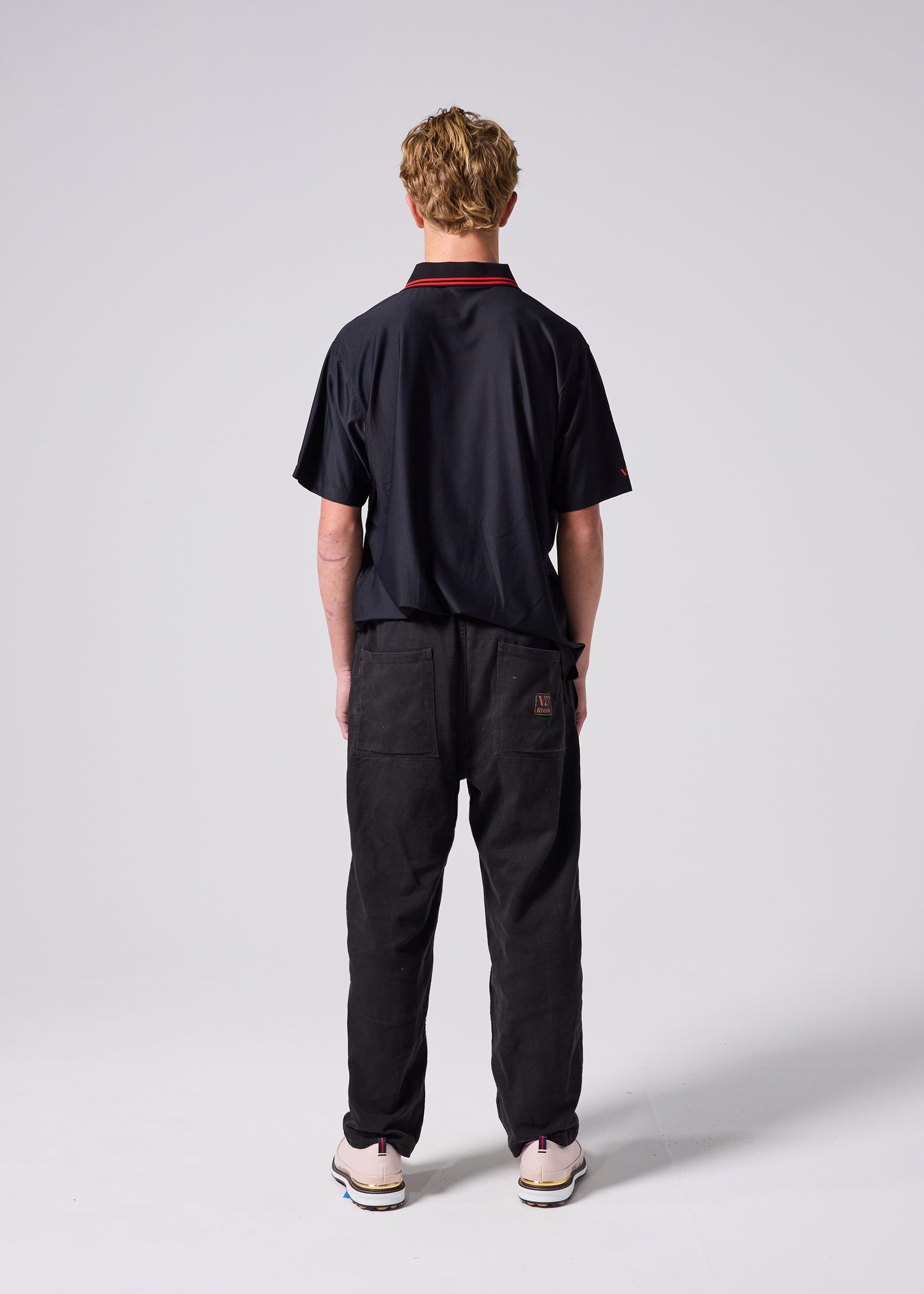 WORLD SPLAT POLO : BLACK