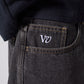 VV DENIM PANT : WORN BLACK
