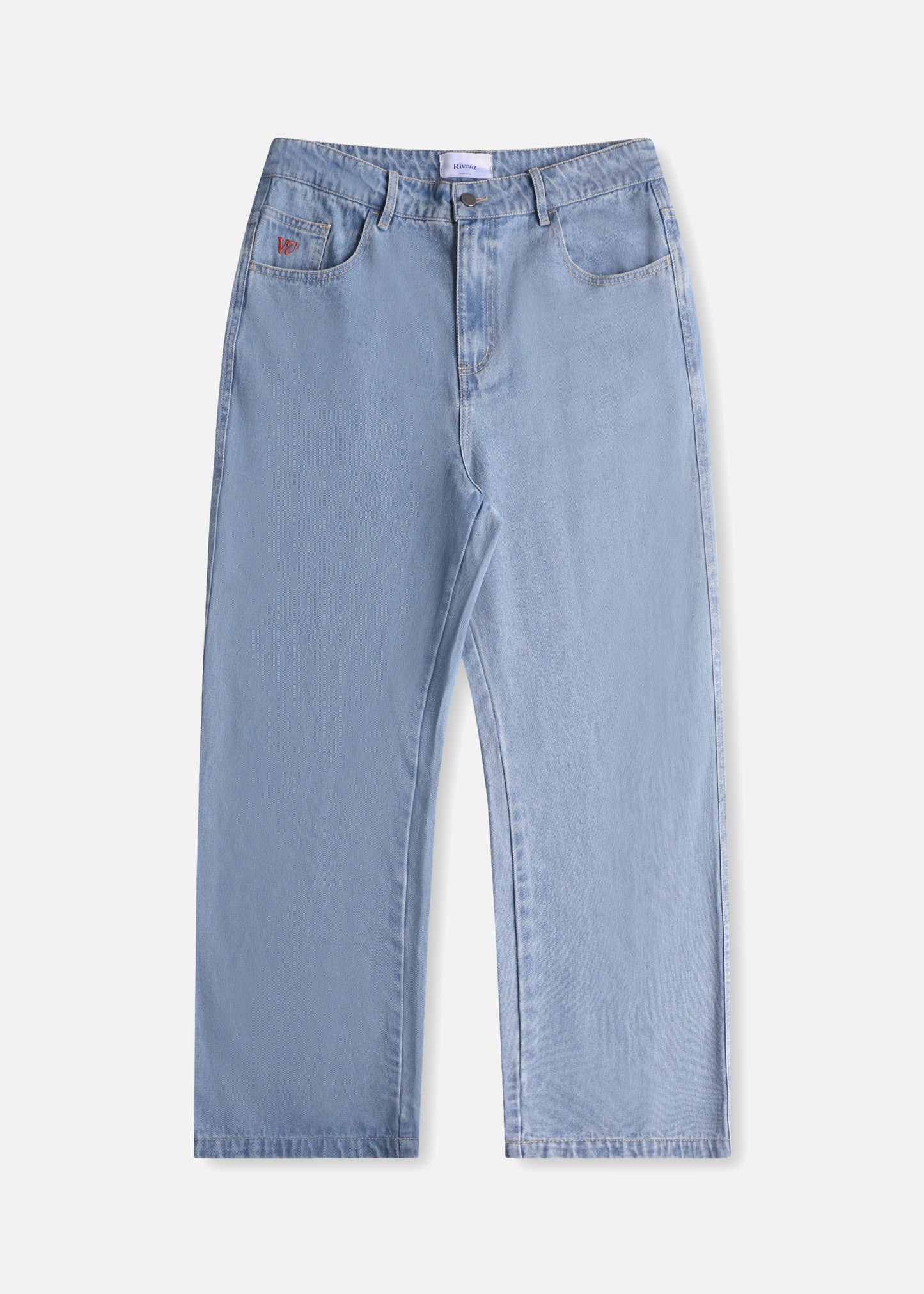 VV DENIM PANT : WORN BLUE