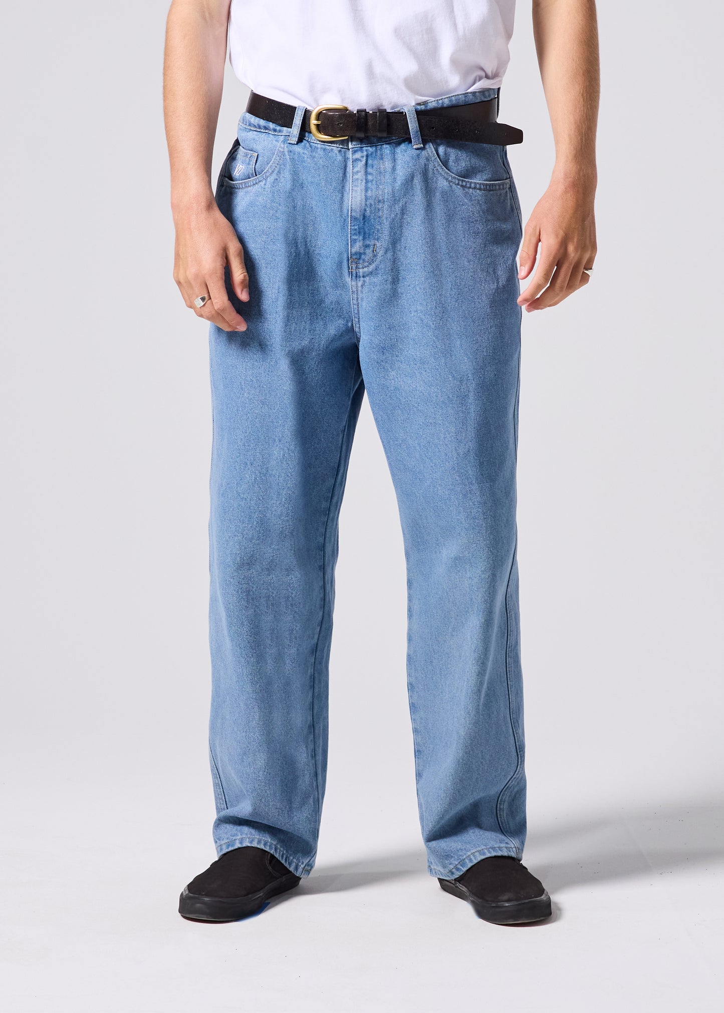 VV DENIM PANT : WORN BLUE