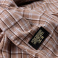 VV CHECK SS SHIRT : BROWN