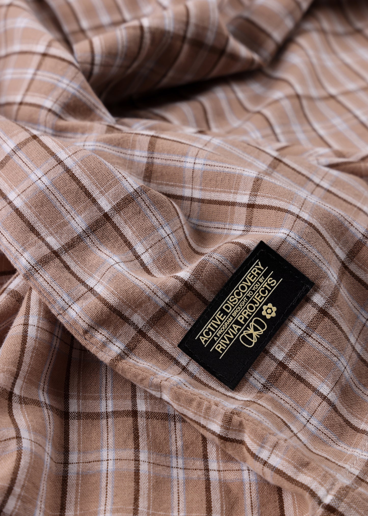 VV CHECK SS SHIRT : BROWN