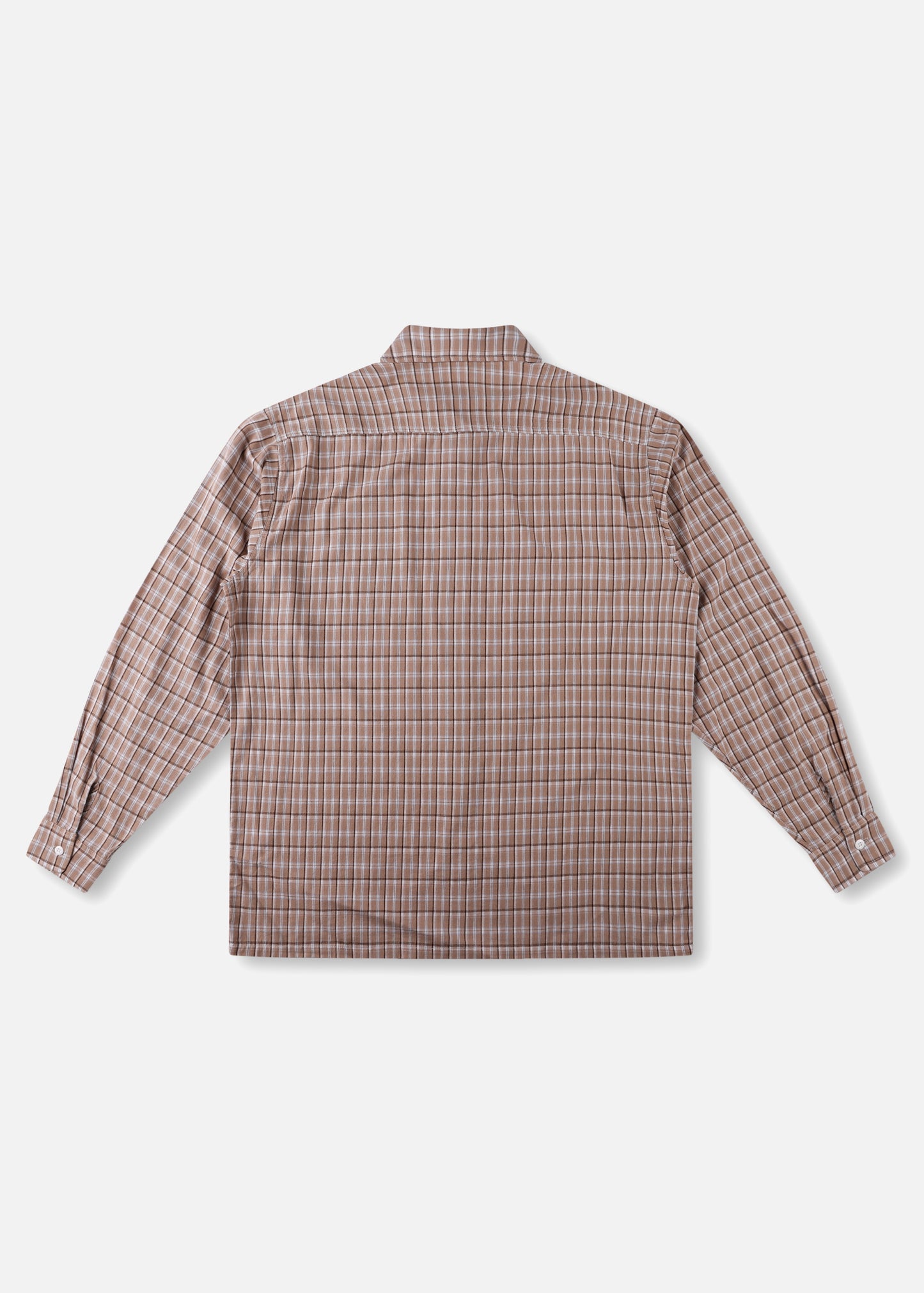 VV CHECK LS SHIRT : BROWN