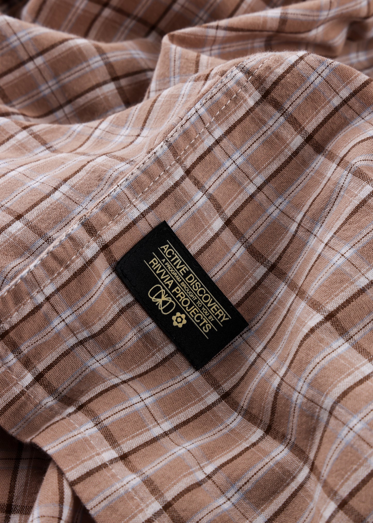 VV CHECK LS SHIRT : BROWN