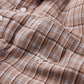 VV CHECK LS SHIRT : BROWN