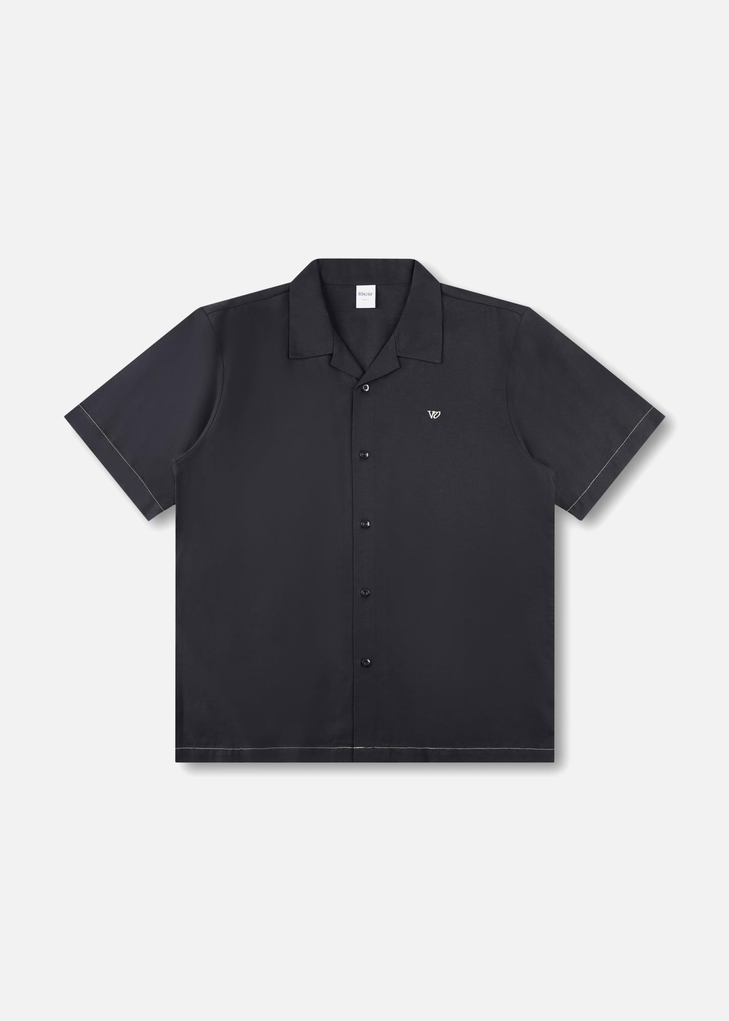 VV CONTRAST SS SHIRT : BLACK