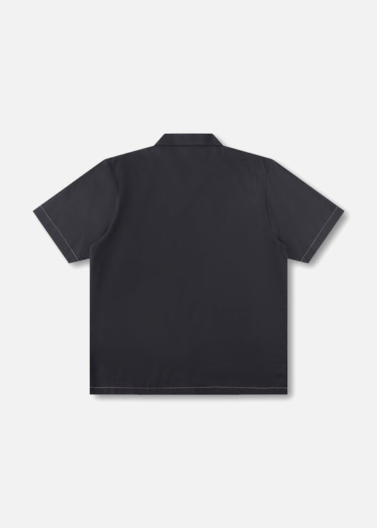 VV CONTRAST SS SHIRT : BLACK