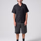 VV CONTRAST SS SHIRT : BLACK