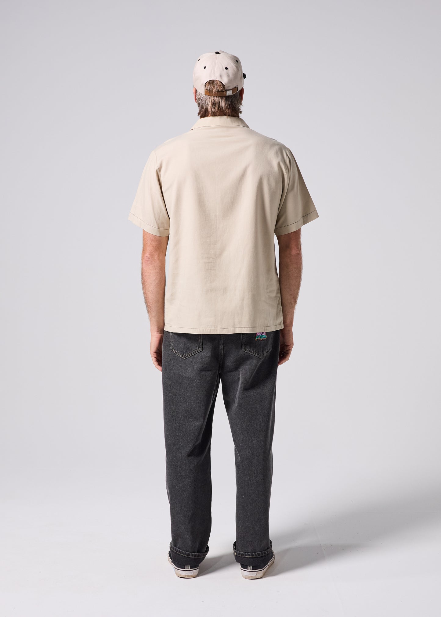 VV CONTRAST SS SHIRT : BONE