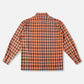 PLAID OFF TRACK SHIRT : ORANGE