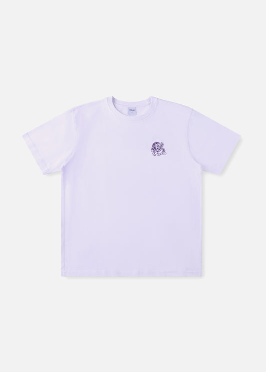 HAPPY GLOBE T-SHIRT : WHITE