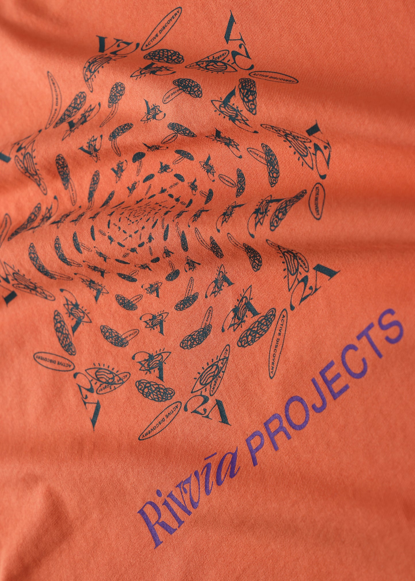 DIMENSION T-SHIRT : ORANGE WASH