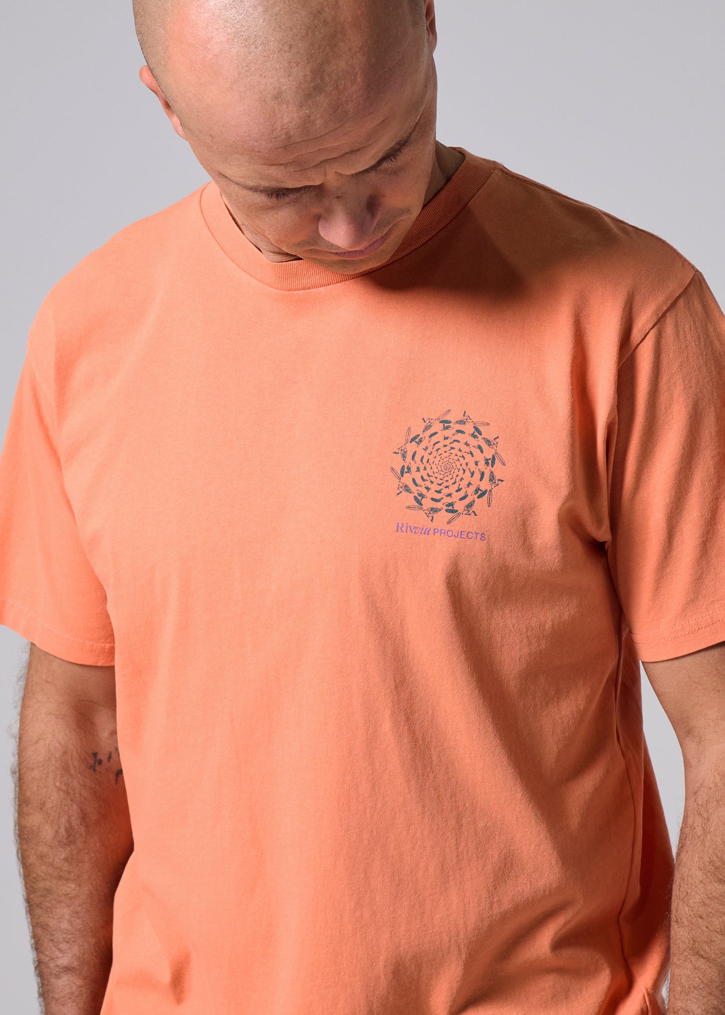 DIMENSION T-SHIRT : ORANGE WASH