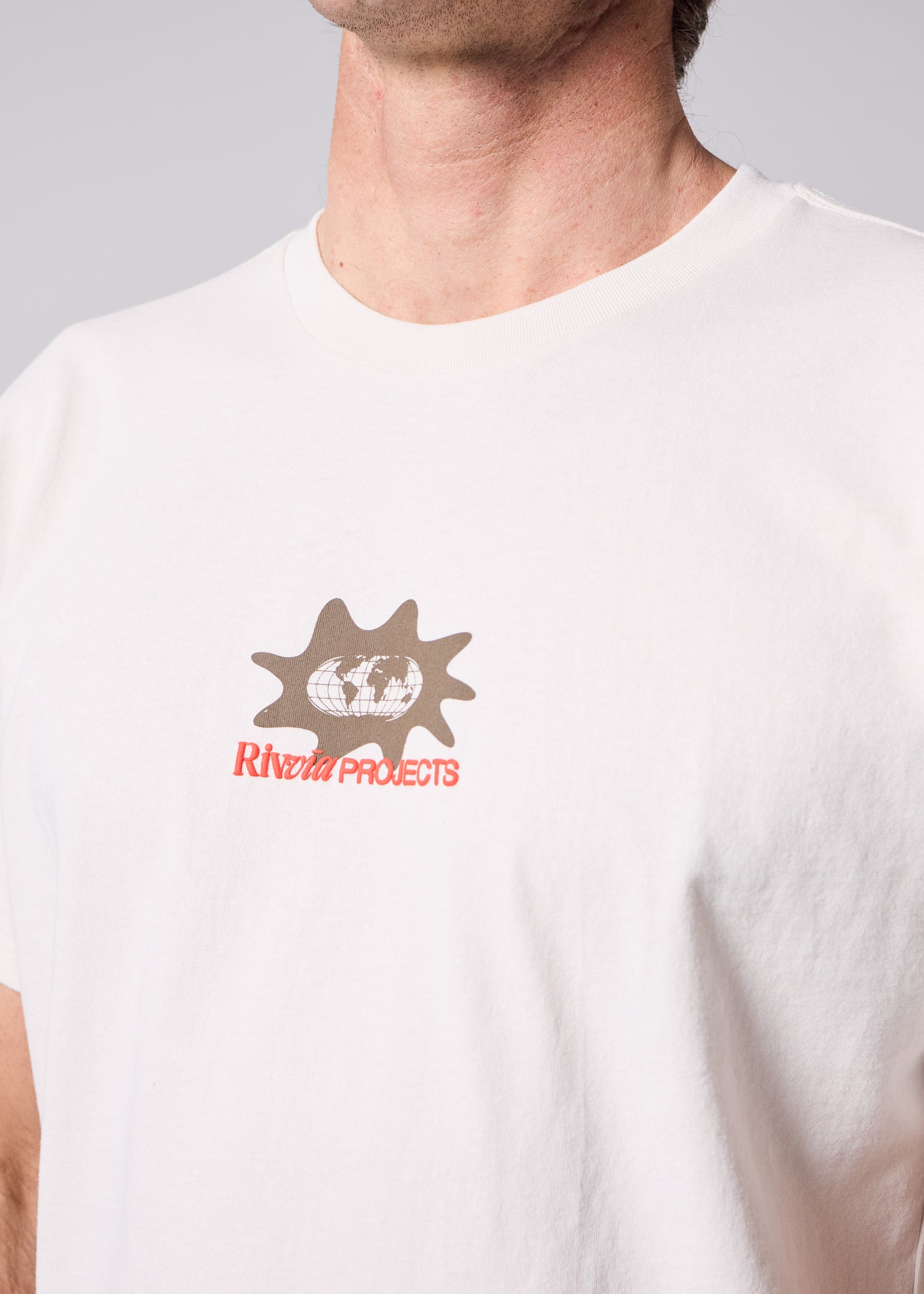 WORLD SPLAT RELAXED FIT T-SHIRT : BONE