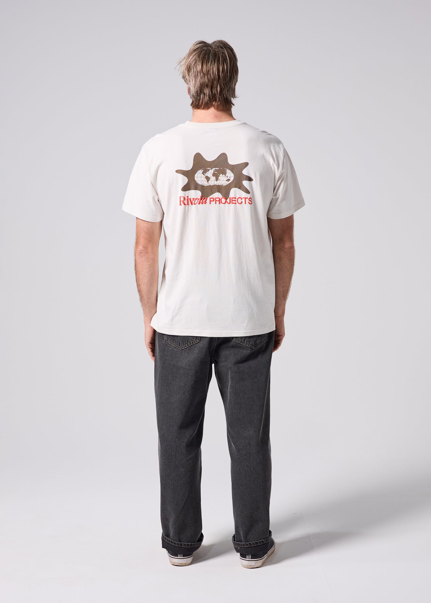 WORLD SPLAT RELAXED FIT T-SHIRT : BONE
