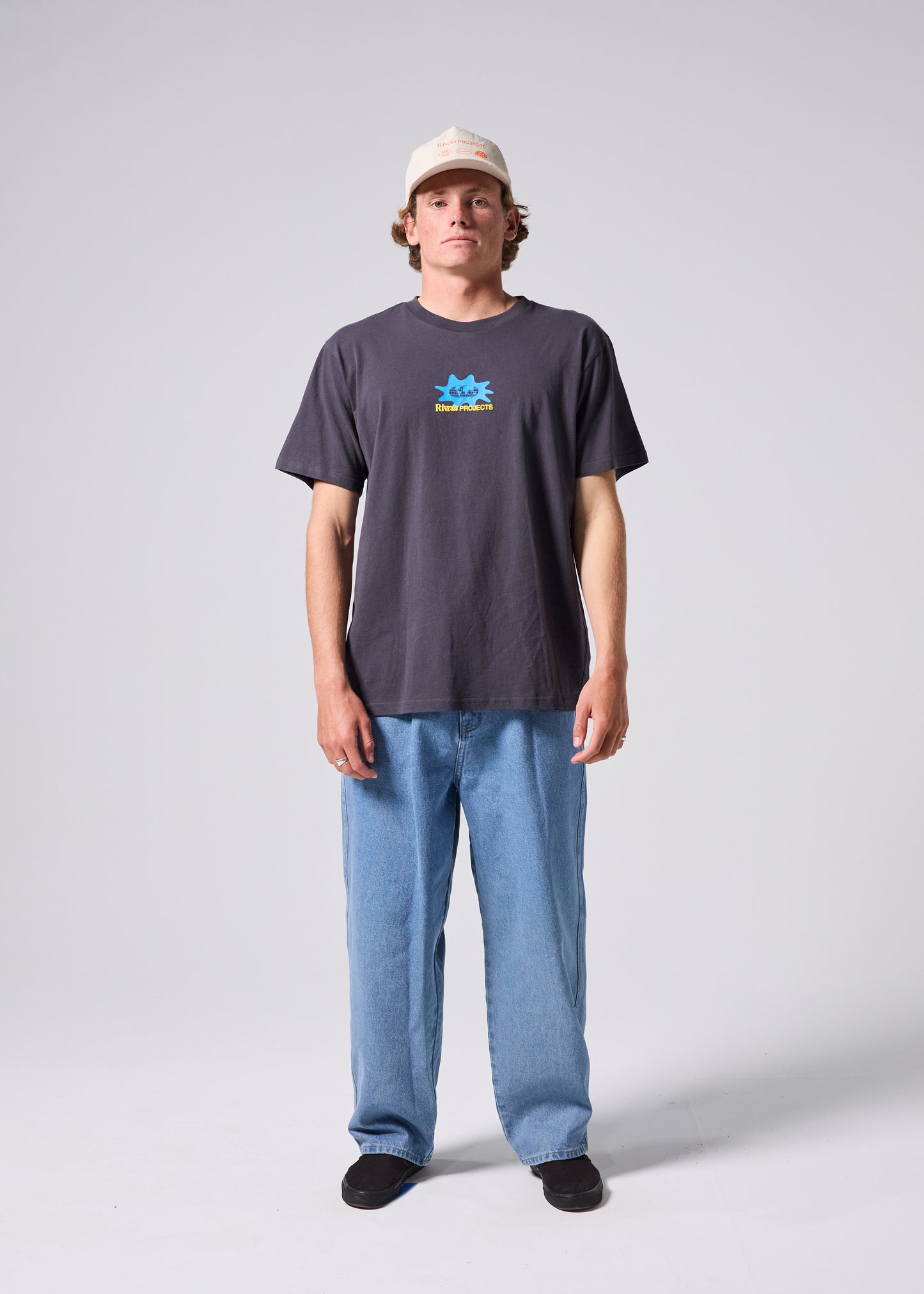 WORLD SPLAT RELAXED FIT T-SHIRT : PIGMENT BLACK