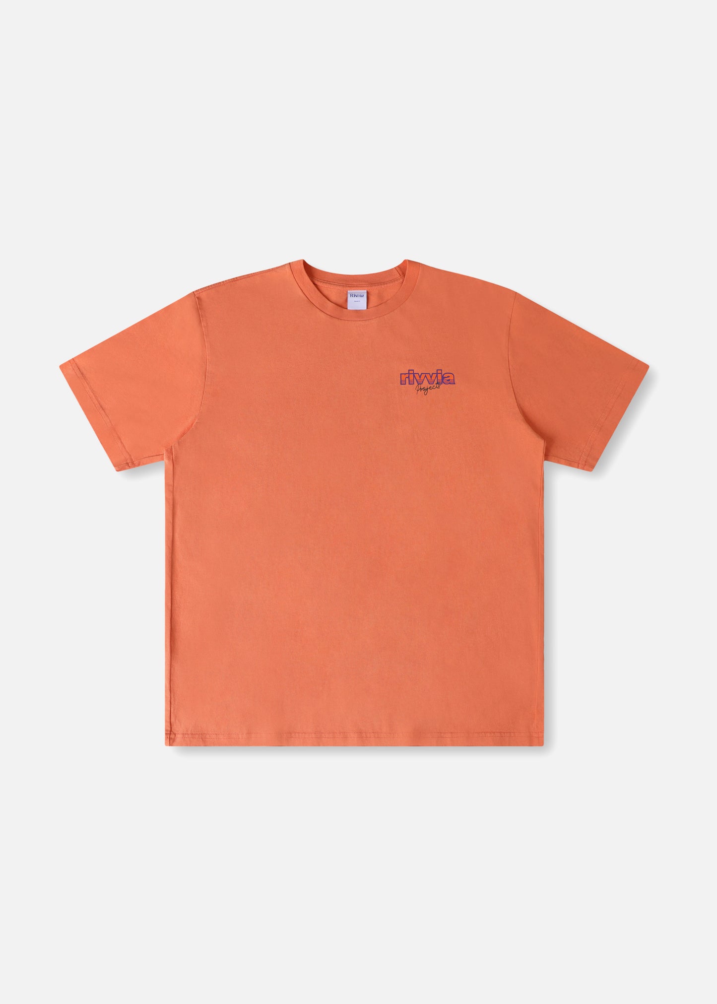 NETWORK T-SHIRT : ORANGE WASH