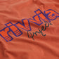 NETWORK T-SHIRT : ORANGE WASH
