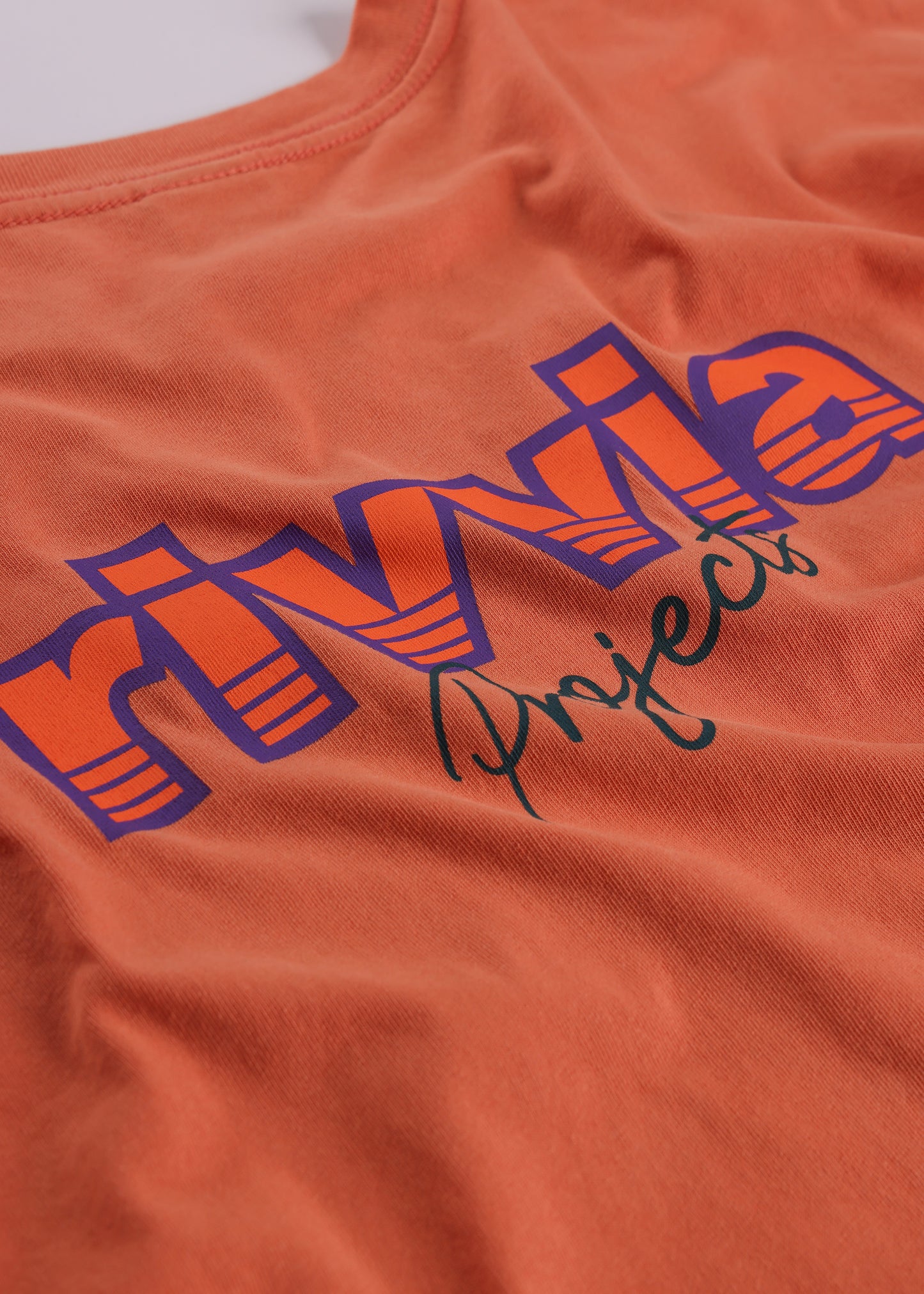 NETWORK T-SHIRT : ORANGE WASH