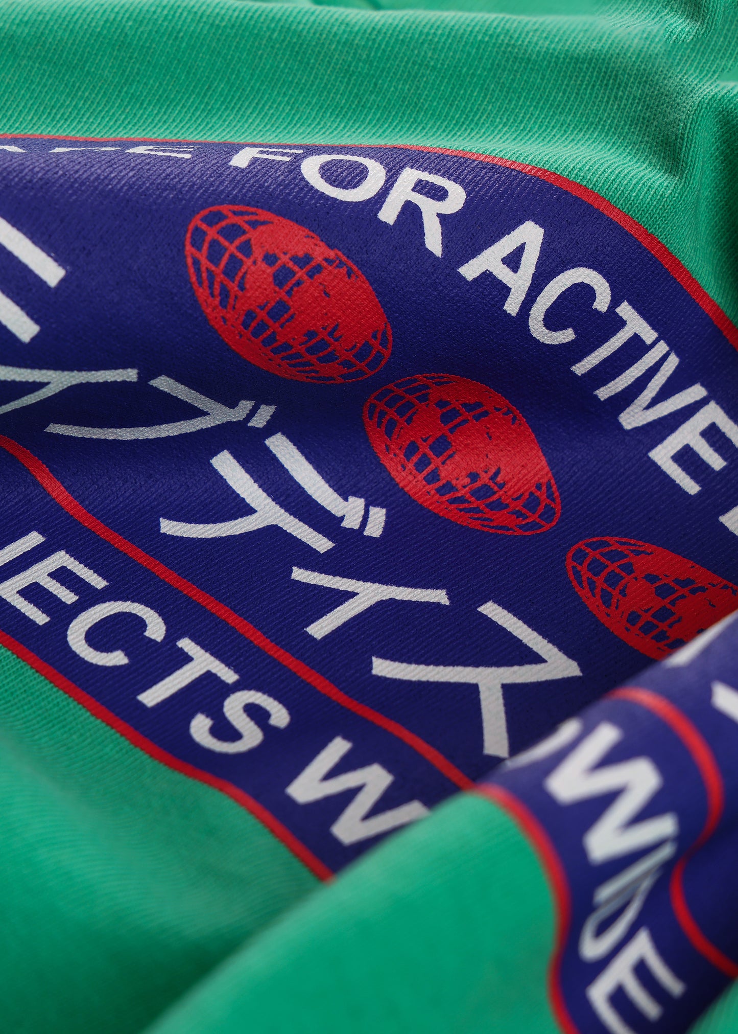 JAPAN VACATION T-SHIRT : GREEN WASH