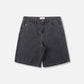 VV DENIM SHORT : WORN BLACK