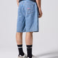 VV DENIM SHORT : WORN BLUE