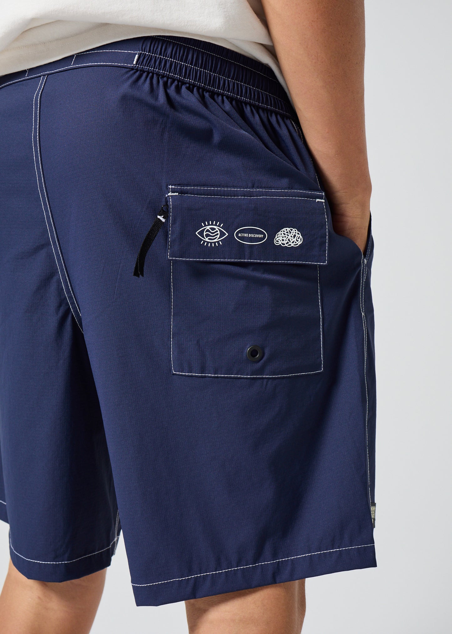 DAILY RIDE CONTRAST SHORT : DARK BLUE