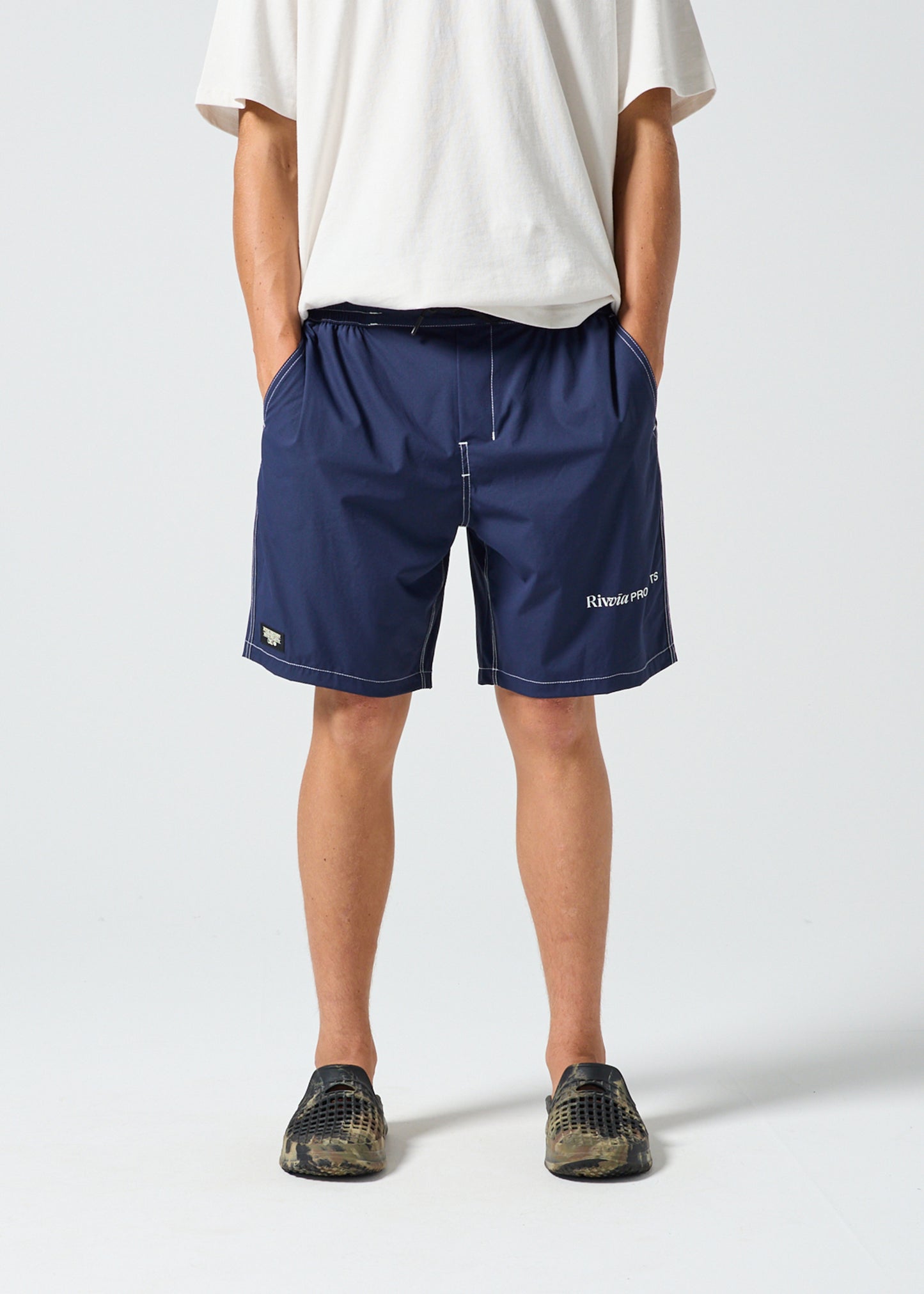 DAILY RIDE CONTRAST SHORT : DARK BLUE