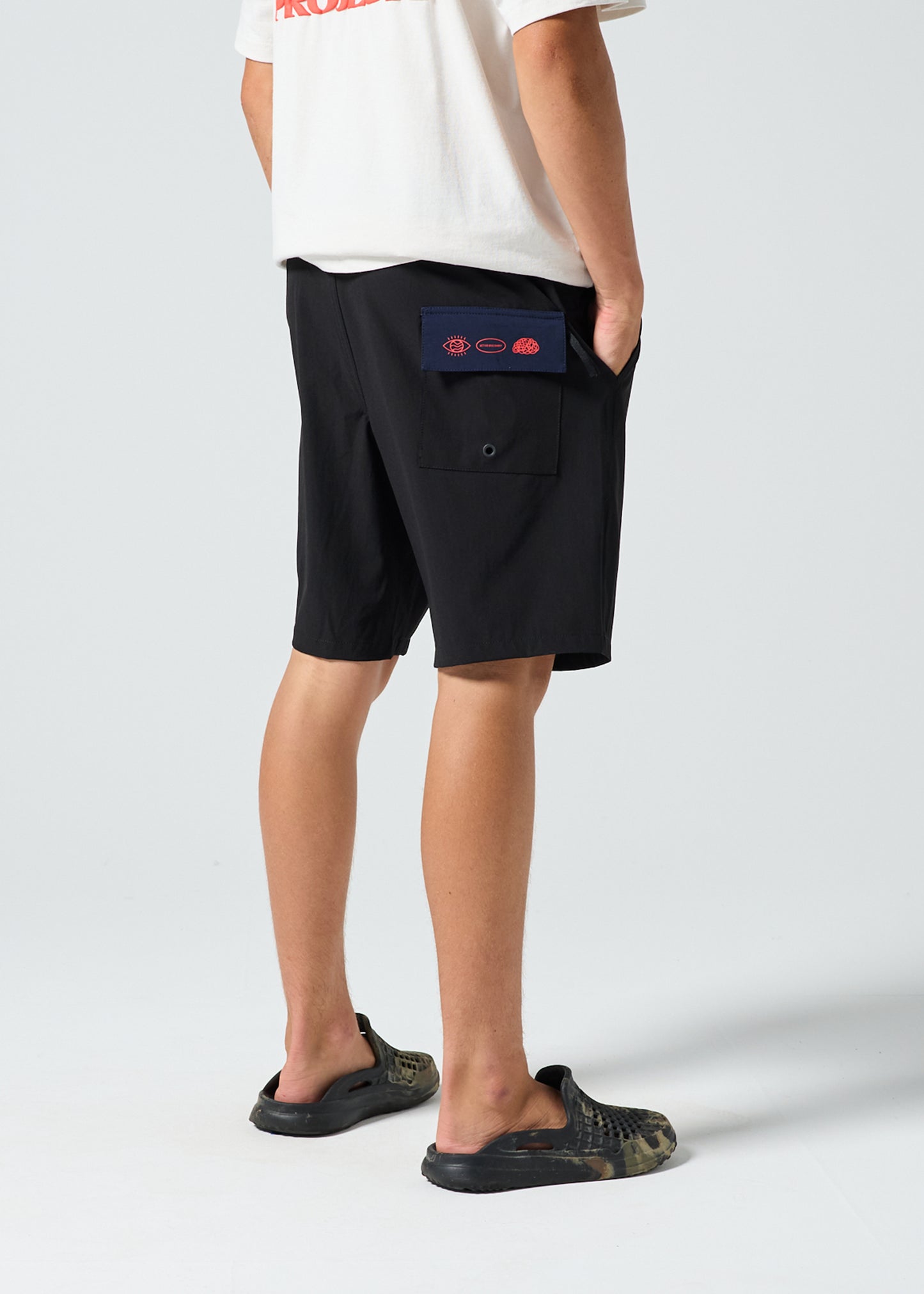 DAILY RIDE WORLD SERIES SHORT : BLACK/BLUE