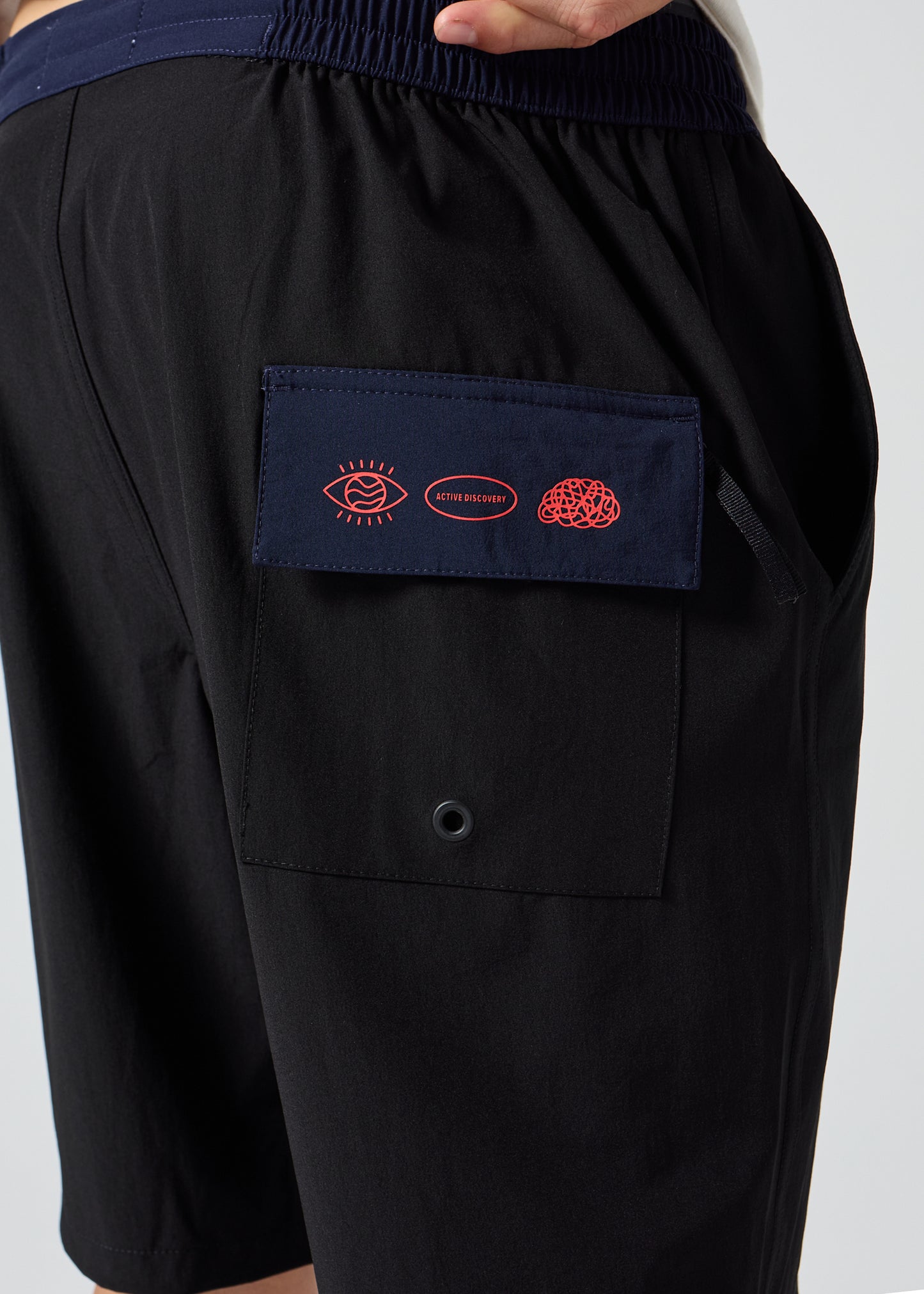 DAILY RIDE WORLD SERIES SHORT : BLACK/BLUE