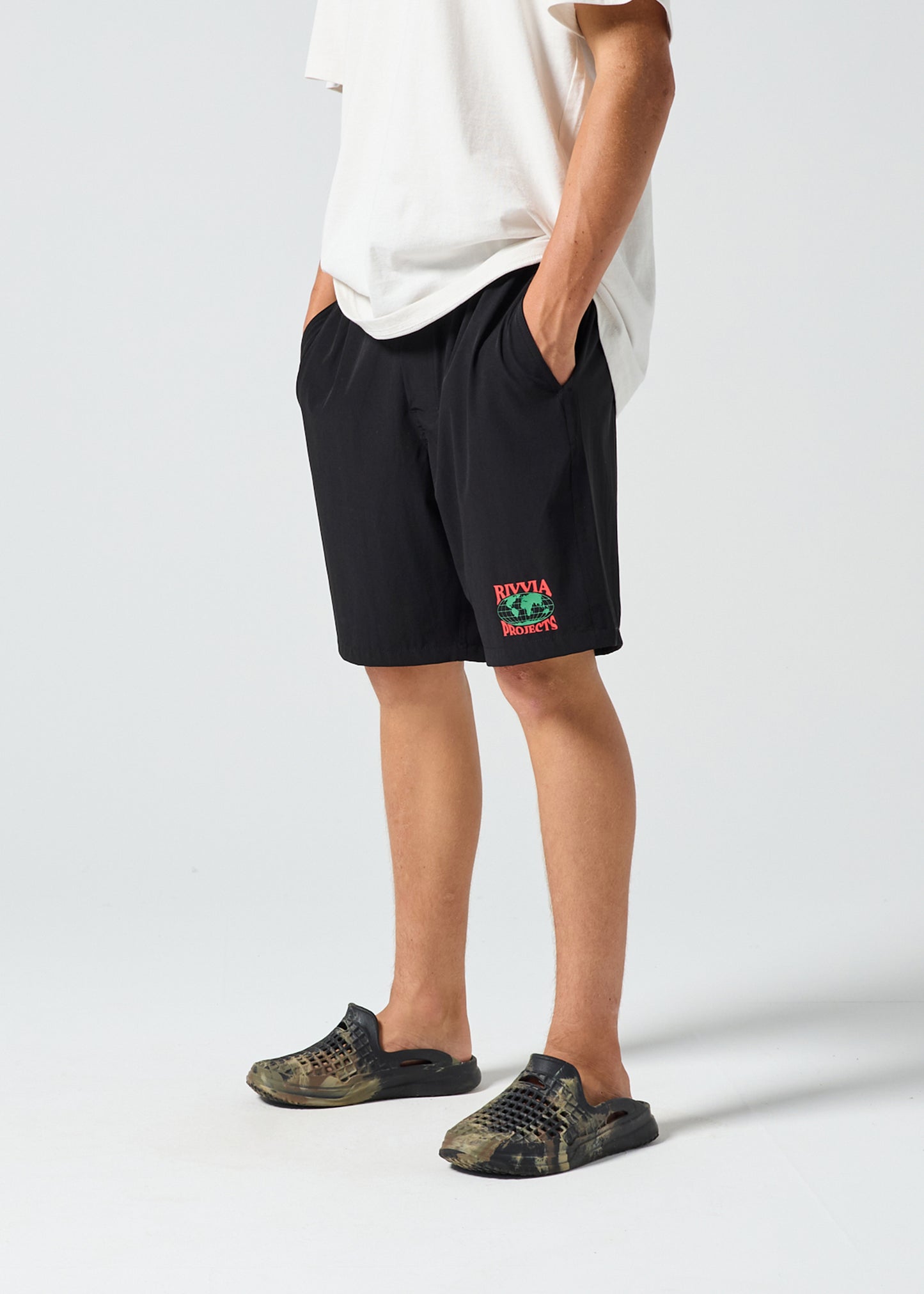 DAILY RIDE WORLD SERIES SHORT : BLACK/BLUE
