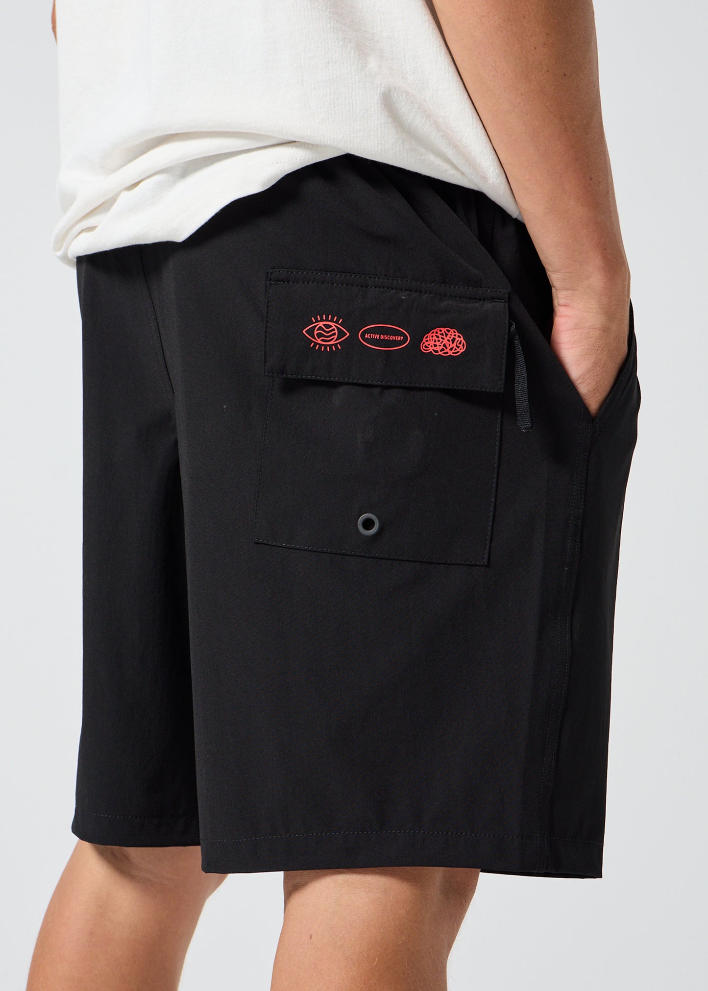 DAILY RIDE GRID SHORT : BLACK