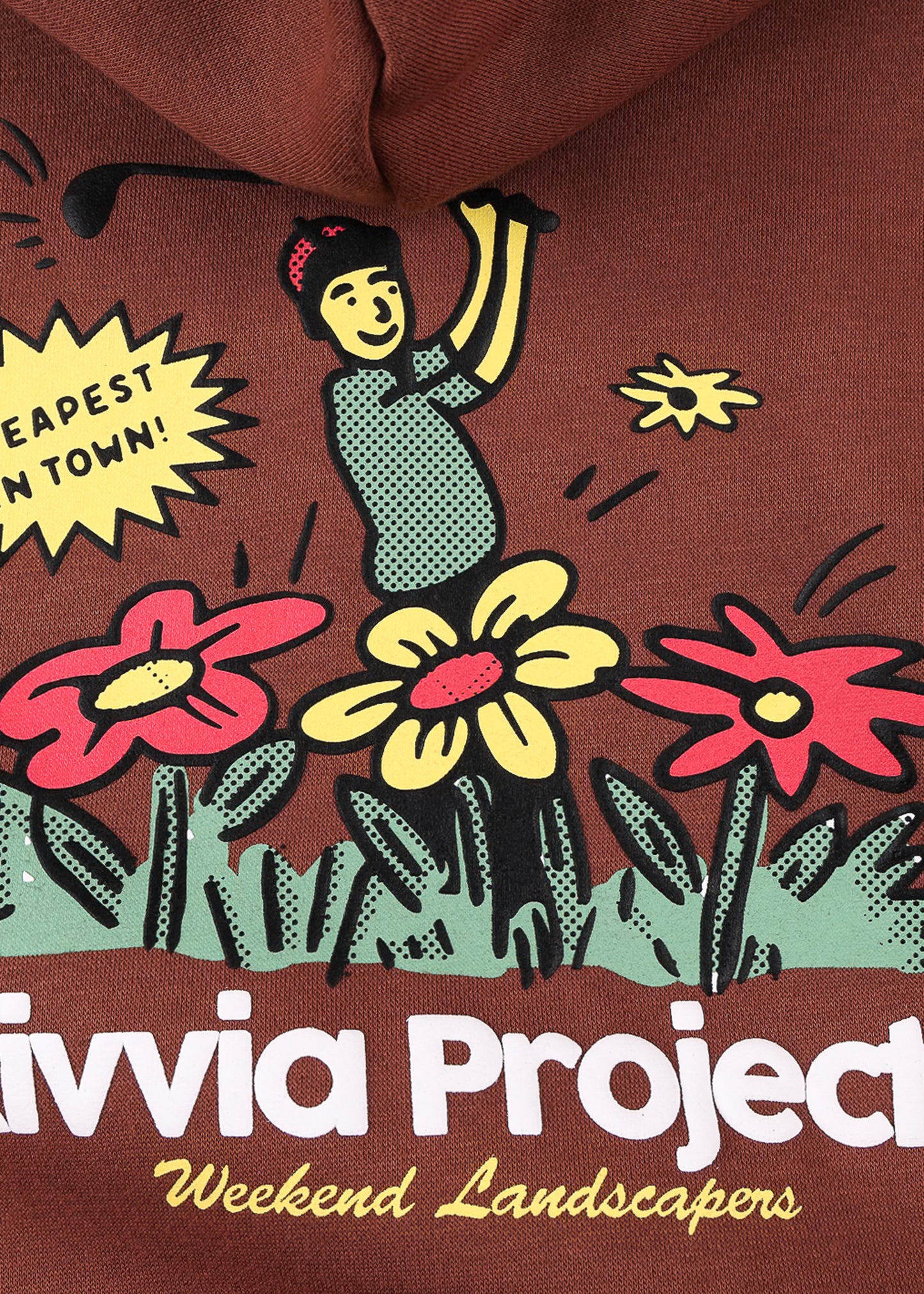 WEEKEND LANDSCAPERS HOOD : BROWN