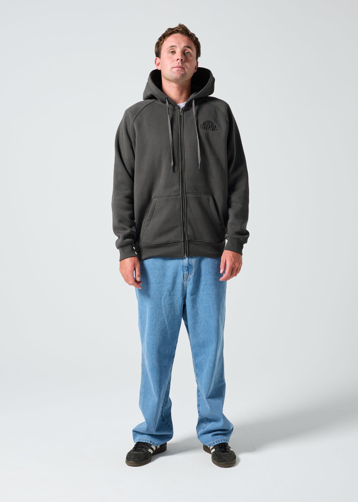 BRAIN TRUST FZ HOOD : PIGMENT BLACK