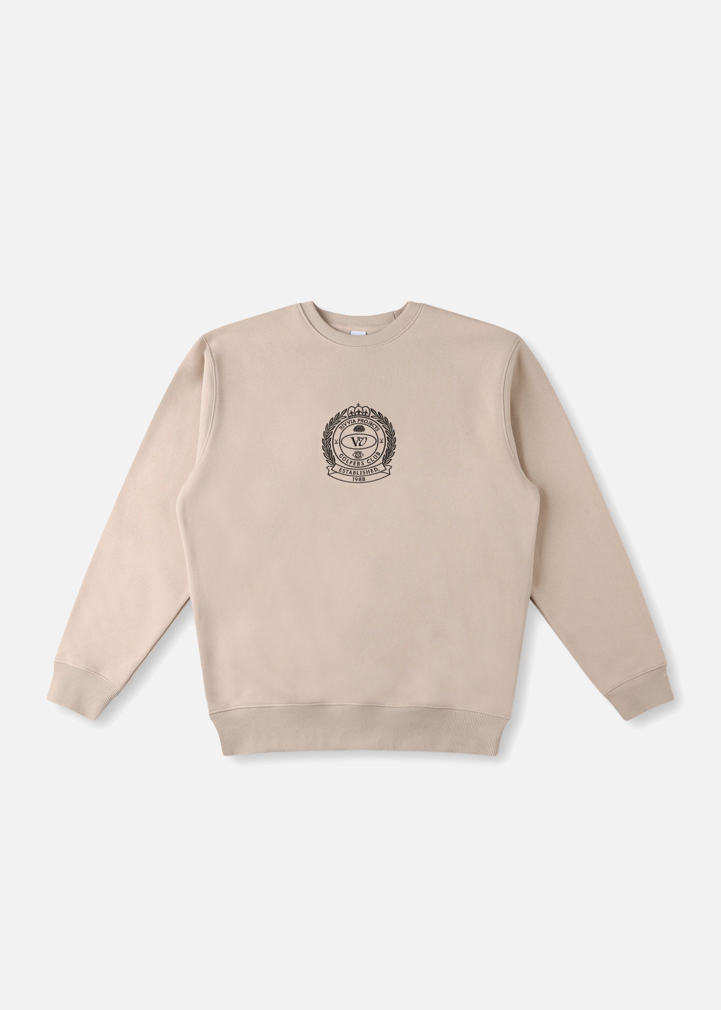 VV CREST CREW : BONE