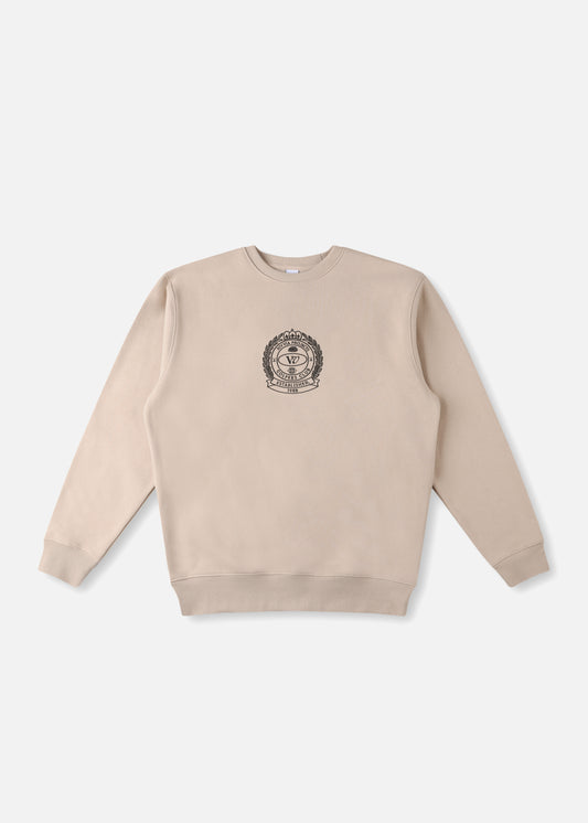 VV CREST CREW : BONE