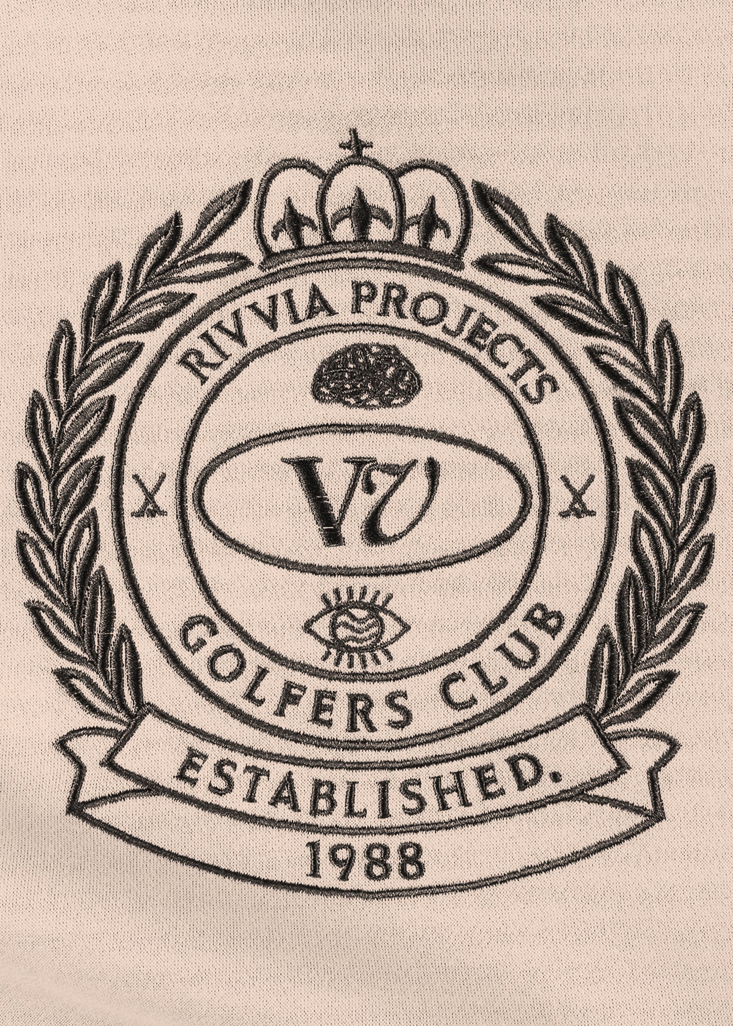 VV CREST CREW : BONE