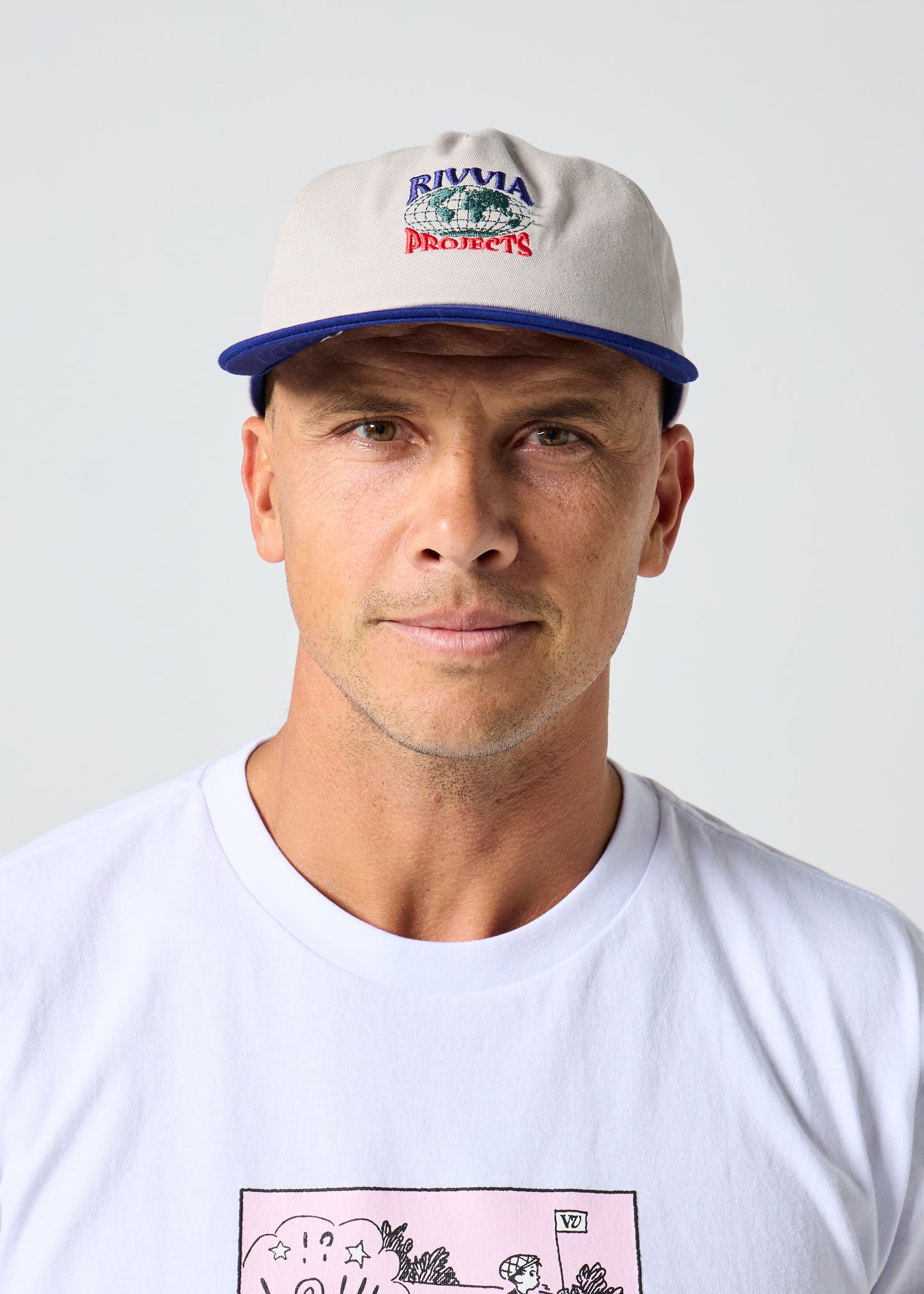 WORLD SERIES CAP : BONE/BLUE