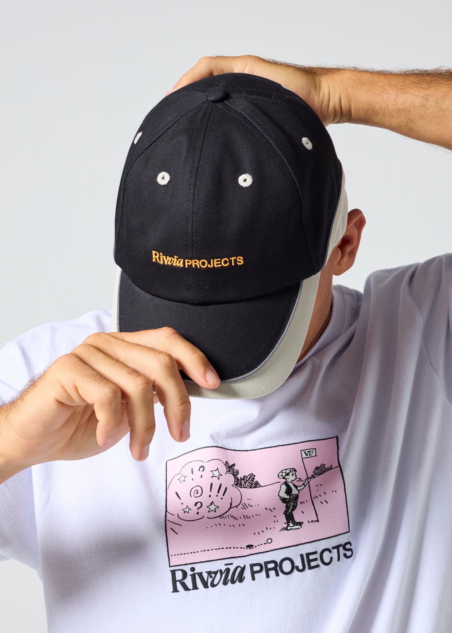 VV PANEL CAP : BLACK/BONE