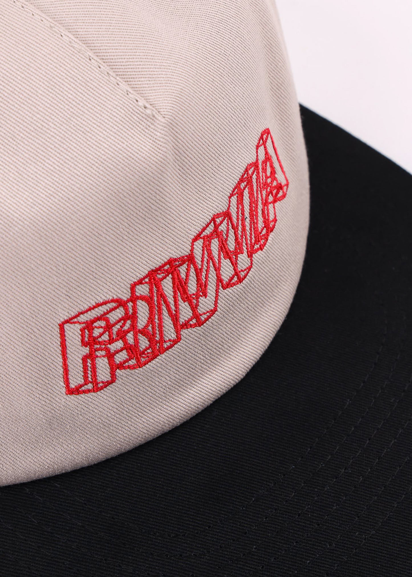 GRID CAP : BONE BLACK